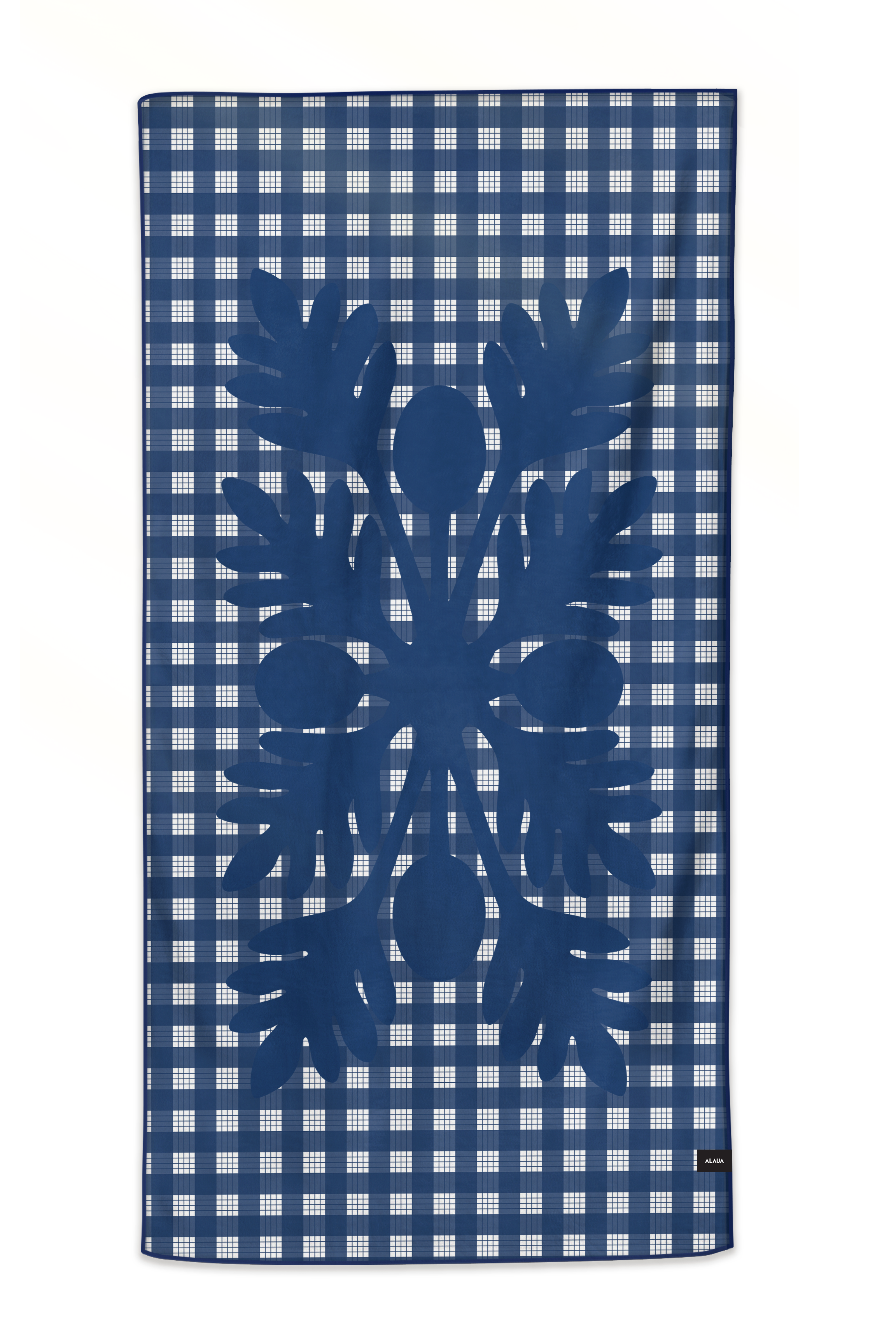 'Ulu Palaka Anywhere Towel (Blue)